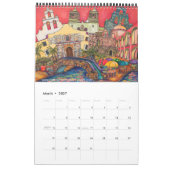 Calendrier sur une page de San Antonio (Mar 2027)