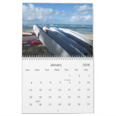 Calendrier surf Hawaii (Jan 2026)