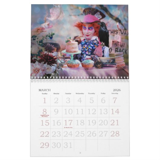 Calendrier Surreal Calendar (Mar 2026)