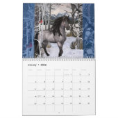 Calendrier Surreal Horses 2.0 - personnalisable (Jan 2026)