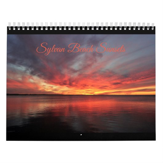 Calendrier Sylvan Beach Sunsets Calendar (Protection)