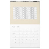 Calendrier Symbole de géométrie sacrée - Chartres Labyrinthe  (Mar 2026)