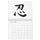 Calendrier Symbole de Ninja (Jan 2026)