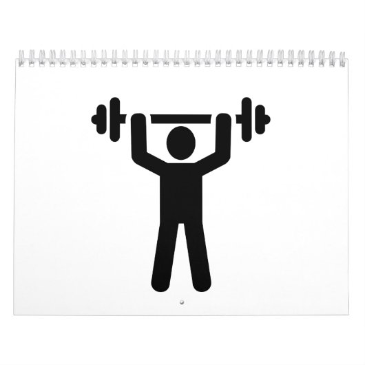 Calendrier Symbole de Powerlifting d'haltérophilie (Protection)