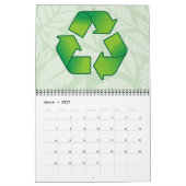 Calendrier Symbole de recyclage (Mar 2027)