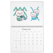 Calendrier SYMBOLE Zodiaque Kawaii (Feb 2027)
