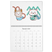 Calendrier SYMBOLE Zodiaque Kawaii (Jan 2026)