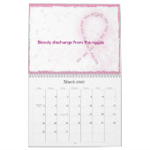 Calendrier symptons avertis de cancer du sein de b… pour (Mar 2026)