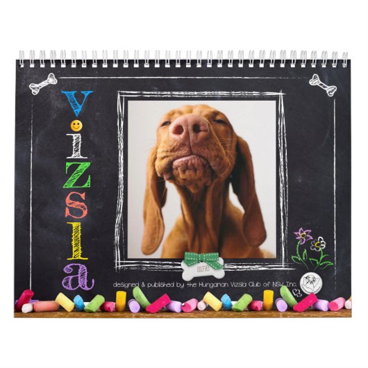 Calendrier Tableau de montage Vizsla (Protection)