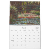 Calendrier Tableaux impressionnistes célèbres ~ Changements à (Mar 2027)