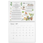 Calendrier Tâches mensuelles illustrées (Feb 2027)