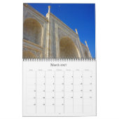 Calendrier taj mahal 18 mois 2027 (Mar 2027)