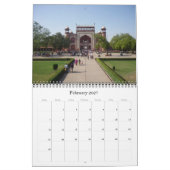 Calendrier taj mahal 18 mois 2027 (Feb 2027)