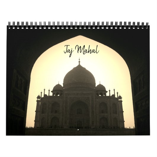 Calendrier taj mahal 18 mois 2027 (Protection)