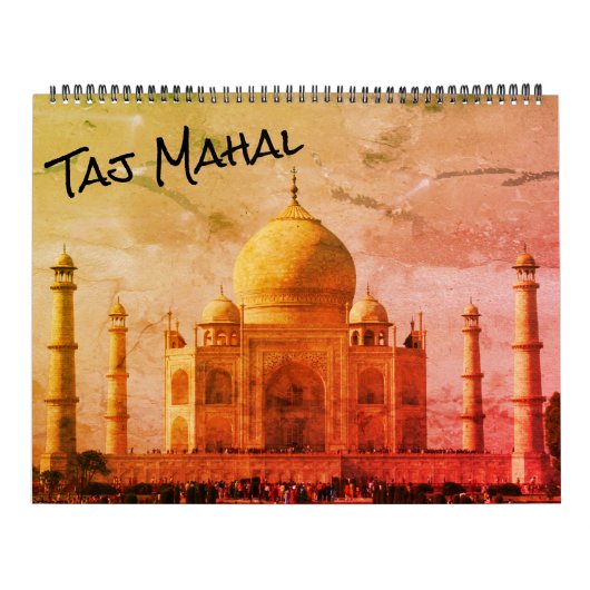 Calendrier taj mahal large 2025 (Protection)