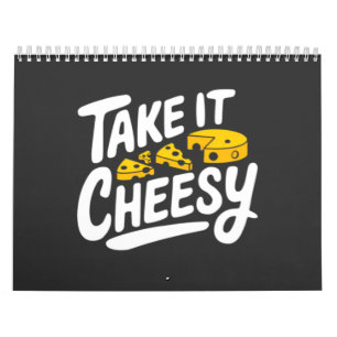 Calendrier Take It Cheesy - Fromage amusant Imprimer pour l'a