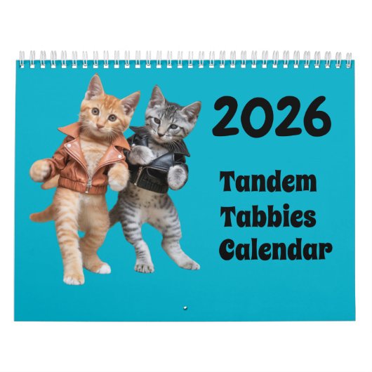Calendrier Tandem Tabbies Calendar (Protection)