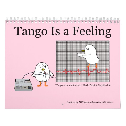Calendrier Tango est un sentiment (Tango es un sentimiento) (Protection)