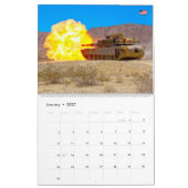 Calendrier TANK DE BATAILLE - M1 Abrams (Jan 2027)
