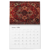 Calendrier Tapis orientaux 2024 (Jan 2026)