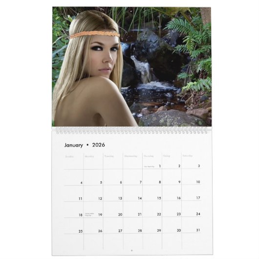 CALENDRIER TARZANA DE LA JUNGLE INTERDITE (Jan 2026)