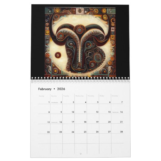 Calendrier Taurus (Feb 2026)