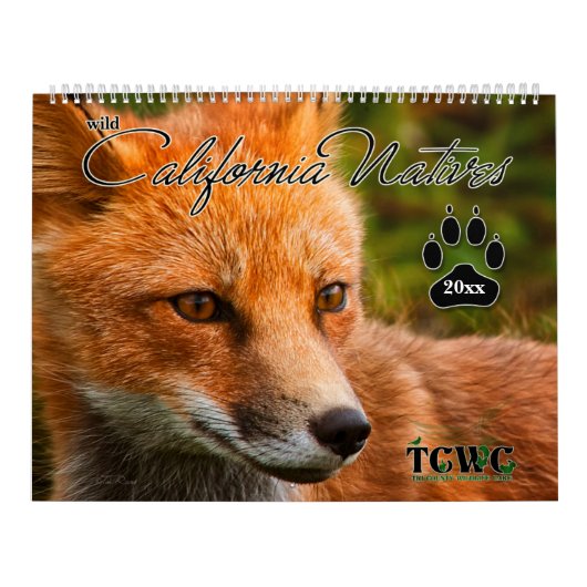 Calendrier TCWC - Native California Wildlife Custom Year (Protection)