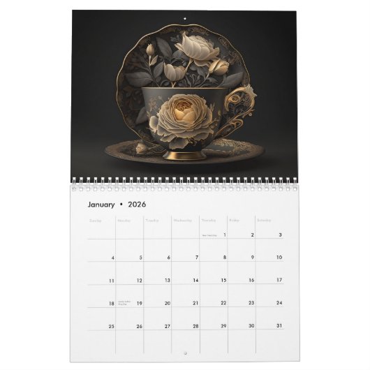 Calendrier Tea Time II (Jan 2026)