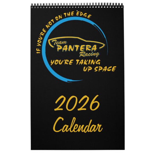 Calendrier Team Pantera Racing - 2026 Calendar (Protection)