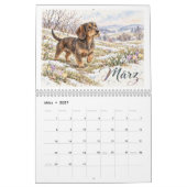 Calendrier teckel 2027 (Mar 2027)