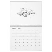 Calendrier Teckel, Cadeau mural de chien saucisse (Jan 2027)
