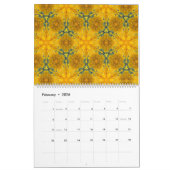 Calendrier Teddy Bear Sunflower (Feb 2026)