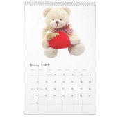 Calendrier Teddy Love (Feb 2027)