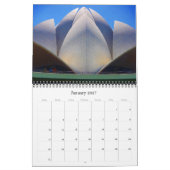 Calendrier temple du lotus 2027 (Jan 2027)