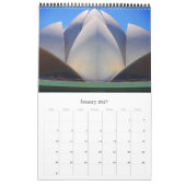 Calendrier temple du lotus delhi (Jan 2027)