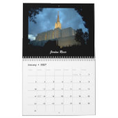 Calendrier Temples 2018 de LDS (Jan 2027)
