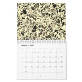 Calendrier Terrazzo vert (Feb 2027)