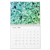 Calendrier Terrazzo vert (Jan 2026)