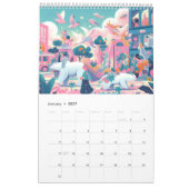 Calendrier Terre de rêve lunaire (Jan 2027)