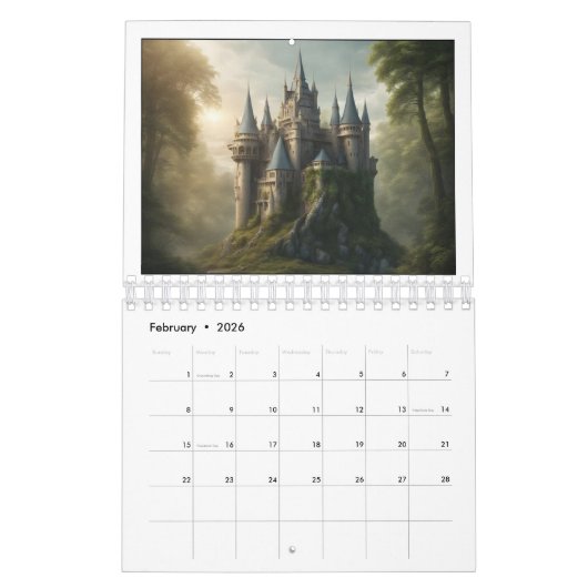 Calendrier Terres Imaginaires (Feb 2026)