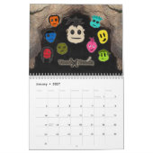 Calendrier Têtes vaudou ~ Grotte (Jan 2027)