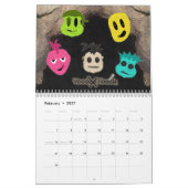 Calendrier Têtes vaudou ~ Grotte (Feb 2027)