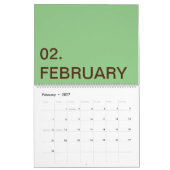 Calendrier TextLogo personnalisé mis à jour (Feb 2027)