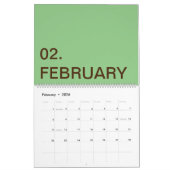 Calendrier TextLogo personnalisé mis à jour (Feb 2026)