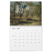 Calendrier - Textures côtières (Mar 2026)