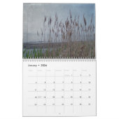 Calendrier - Textures côtières (Jan 2026)