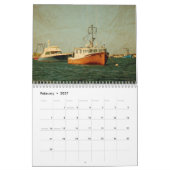 Calendrier - Textures côtières (Feb 2027)