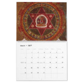 Calendrier Thangkas tibétains antiques (Mar 2027)