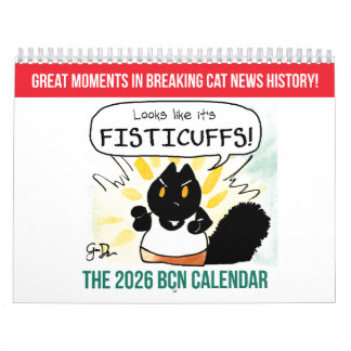 Calendrier The 2026 Breaking Cat News Calendar