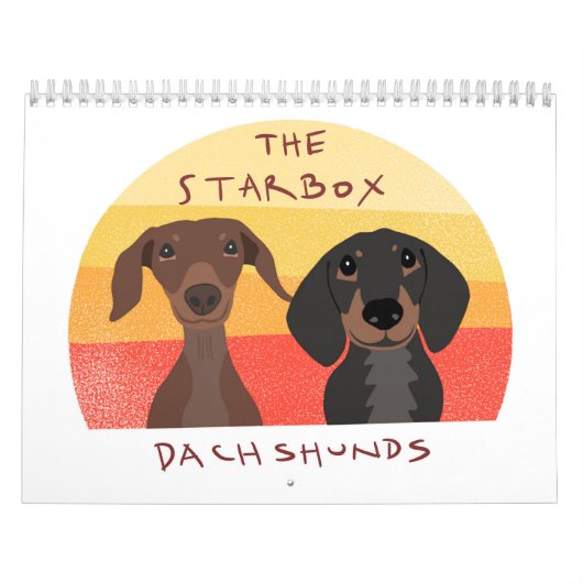 Calendrier The 2026 Starbox Dachshunds Calendar (Protection)